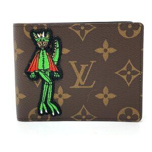 LOUIS VUITTON M80156 Animal Monogram Wallet Portefeuille Slender NM wallet